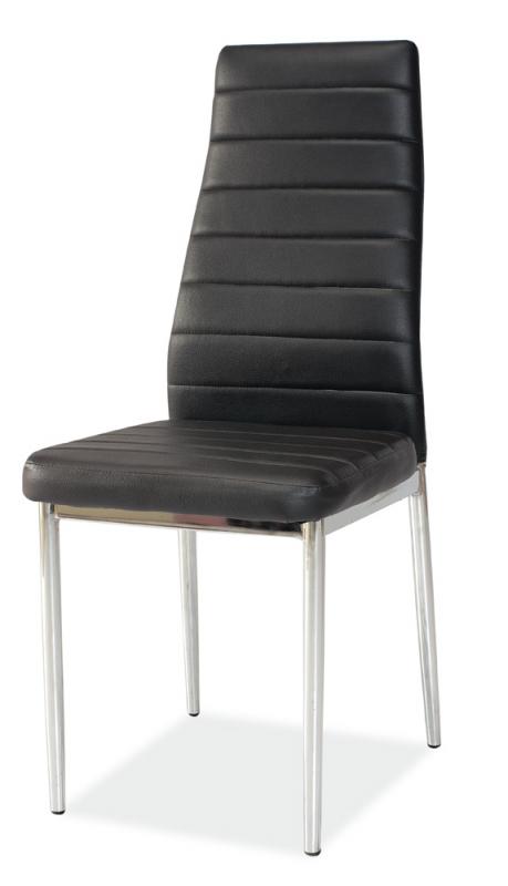 Jídelní čalouněná židle H.261 černá
