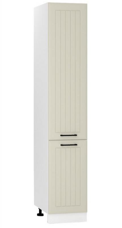 D40SLP/L d. potravinová skříň 2-dveřová INGRID bílá/coffee mat