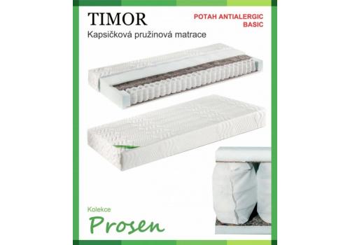 Zdravotní matrace pružinová - TIMOR potah Anti-Allergic Basic