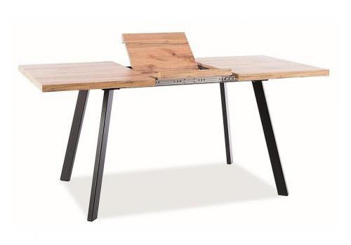 Jídelní stůl rozkládací MOST 120x80 dub artisan/černá