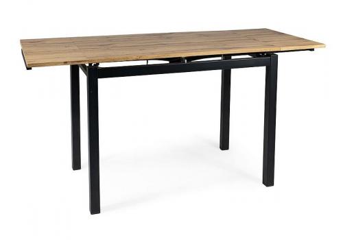 Jídelní stůl GODY 110(170)x74 dub artisan/černá